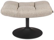 Светлосива табуретка за крака Bar - Dutchbone