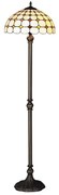 Brilagi - Тифани витражна подова лампа DORAN 2xE27/60W/230V