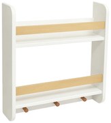 GINGER HOME Органайзер/етажерка за стена WHITE