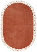 Кафяв килим за баня 50x75 cm Tuft – Foutastic