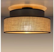 Плафон BOHO 1xE27/60W/230V Ø 40 см кафяв/бежов