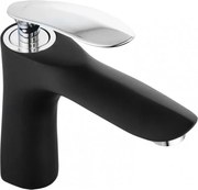 Mexen Lily смесител за мивка, черен/хром - 73600-17