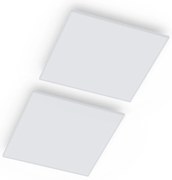 Klarstein Wondersky, таванен инфрачервен отоплител, компелкт от 2 отоплителя, 350 W, 350W, 60 x 6,5 x 60 см (Ш x В x Д), IP44