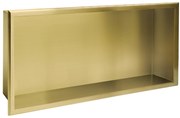 Вграден рафт за баня  30x60 gold brush