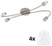 Eglo - LED точкови лампи MY CHOICE 4xE14/4W/230V хром/бяло