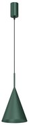 Полилей на кабел CAPITAL 1xGX53/15W/230V, диаметър 17 см, зелен