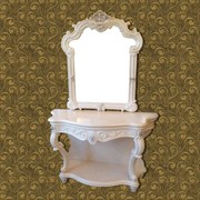 Конзолна маса с огледало CL 006, серия Chanel, в стил Рококо