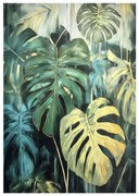 Картина с ръчно рисувани елементи 70x100 cm Monstera – Styler