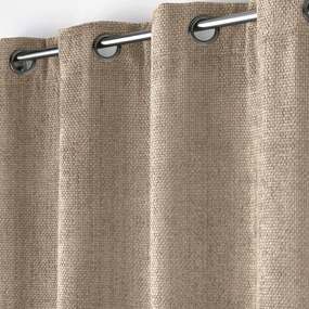 Светлокафяво перде от шенил 140x260 cm Leo – douceur d'intérieur