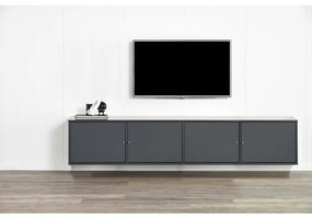 Антрацитно сив ТВ скрин с чекмеджета Mistral 233 - Hammel Furniture