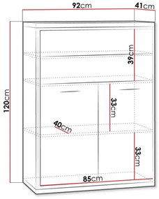 Бюфет Mediolan AT06-Natural Special
