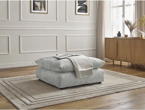 Светлосива шенилова табуретка Neil – Bobochic Paris