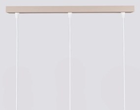 Кафяво-сиво метално висящо осветително тяло Gleam – Sollux