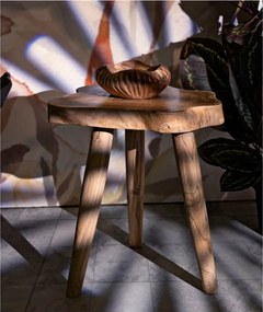 Стол от масивно тиково дърво в естествен цвят Budut – Mauro Ferretti