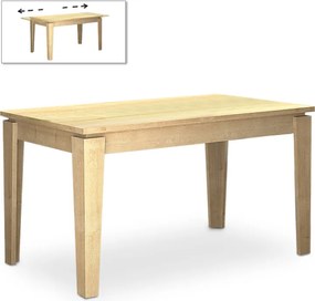 Хелмут меламинов разширяващ се маса в дъбов цвят 160/200x90x76см.