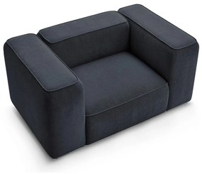 Тъмносиньо кресло Zephyr – Bobochic Paris