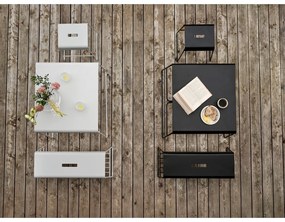 Черна метална стойка за обувки за сядане A-Bench – Zone