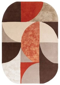 Вълнен килим в тухлен цвят 160x230 cm Spice - Asiatic Carpets