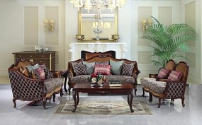 Комплект мека мебел 4925 B, в стил Рококо