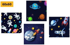 Комплект картини – Загадъчен космос