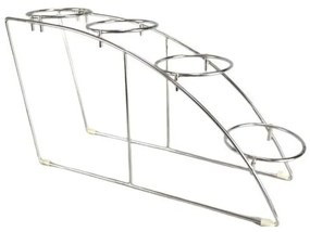 Horecano - Иноксова поставка за големи буркани на 4 етажа 19x53xh32,5см (901300SS)