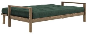 Тъмнозелен разтегателен диван 205 cm Knob - Karup Design