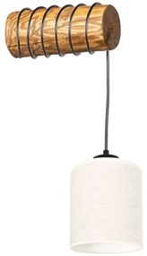 Spot-Light 68869151 - Стенно осветително тяло TRENO 1xE27/25W/230V, цвят бор