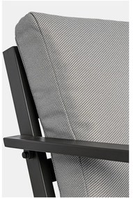 Сив алуминиев градински комплект от за отдих за 4 Harley – Bizzotto