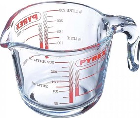 Стъклена мерителна чаша PYREX 0,25 л