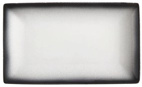 Черно-бяла керамична чиния Caviar, 27,5 x 16 cm - Maxwell &amp; Williams