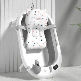 Сгъваема бебешка вана VAIANA PREMIUM с възглавница - повече цветове Бежово