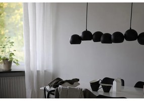 Черно висящо осветително тяло с метален абажур Cupolo – Markslöjd