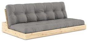 Сив разтегателен диван 196 cm Base – Karup Design