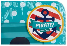 Червено-тюркоазени дървени рамки в комплект от 2 бр. 18x23 cm Pirate - Premier Housewares