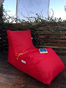 Пуф Daybed, цвят Червен