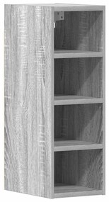 854162 vidaXL Висящ шкаф "Рига" сив, сонома, 20x29,5x60 см, инженерно дърво