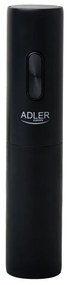 Електрически тирбушон Adler AD 4509, 20-24 мм, Нож за фолио, Черен