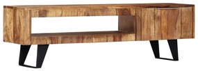 247980 vidaXL ТВ шкаф, 140x30x40 см, акациево дърво масив