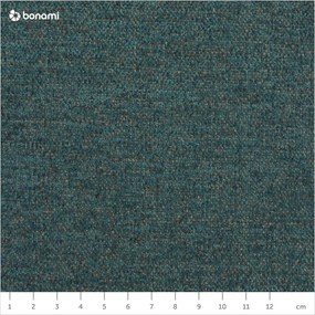 Тюркоазен разтегателен/с място за съхранение ъглов диван (ляв ъгъл) Scandic Lagom – Miuform