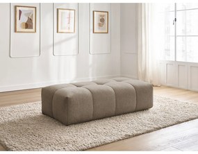 Кафяво-сива шенилова табуретка Everest – Bobochic Paris