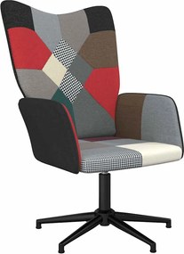 328199 vidaXL Релаксиращ стол, пачуърк, плат