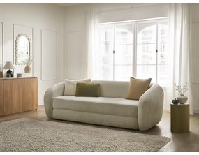 Светлокафяв шенилов сгъваем диван 228 cm Neyo – Bobochic Paris