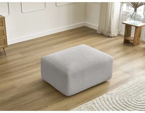 Светлосива табуретка от букле Tina – Bobochic Paris