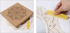 Бохо стенно огледало 53CM 322048