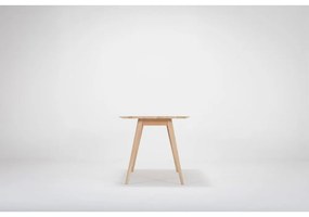 Трапезна маса от масивен дъб 80x80 cm Stafa – Gazzda