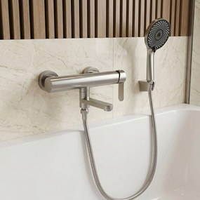 Смесител за вана Rea Arcos Brushed Nickel
