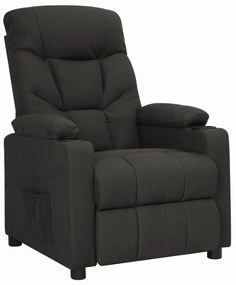 339084 vidaXL Наклоняем стол, черен, текстил