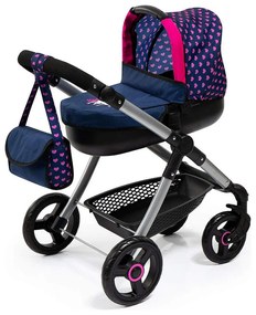 Количка за Кукли Reig Stule Pram Морско син 63 cm