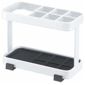 Бял държач за четки и паста за зъби Tower - YAMAZAKI