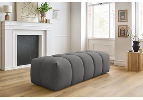 Тъмно сива табуретка за крака Mont-Blanc - Bobochic Paris